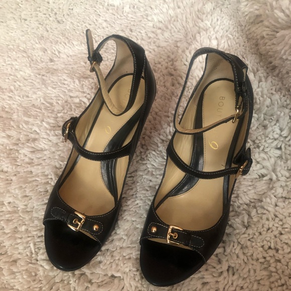 Strapped heeled peep toe shoe - Picture 4 of 5